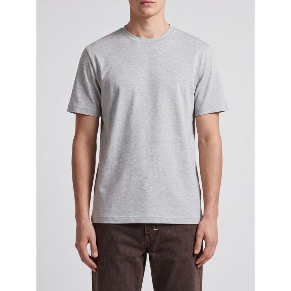 Eleventy Men Eleventy Basic Design Short-Sleeve Cotton Crew-Neck T-Shirt